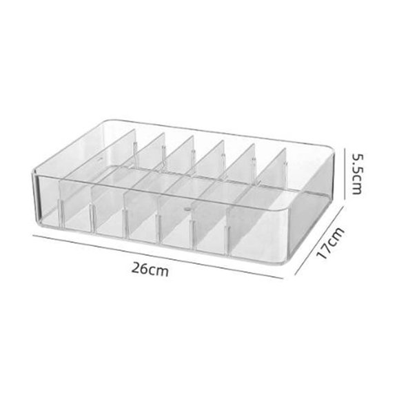 Puntoco 1PCS Compartmentalized Charger Cable Organizer, Divided Storage Case for Power Cord USB Cable and Electronic Accessories -10.24 × 6.69 × 2.17 IN