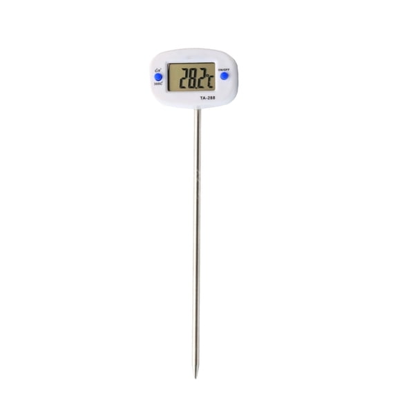 Puntoco 1PCS Digital Food thermometer Accurate Fast Reading for Kitchen Cooking Brewing Milk Cake Baking Steak and Frying -7.01*1.73*0.79in