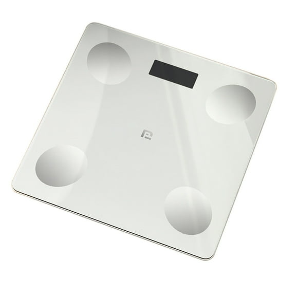 Puntoco 1PCS Home Intelligent Body Weight Scale High Precision Bluetooth Electronic Digital Scale BMI Health Monitor for Family -10.23x10.23x0.9 inches