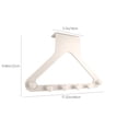 thumbnail image 1 of Puntoco 1PCS No Drill Door Hanger Corner Coat Rack Wall Mounted Clothes Rack Side Cabinet Hat Rack for Bedroom and Closet Organization -17.32*8.66IN, 1 of 3