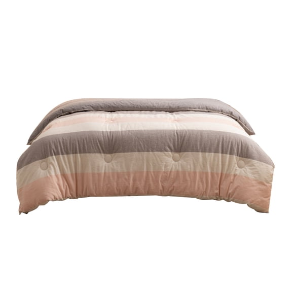Puntoco 1PCS Soft Washed Microfiber Quilt Warm Thickened Winter Comforter Spring Fall Air Conditioning Quilt for Student Dormitory -59.06x78.74in