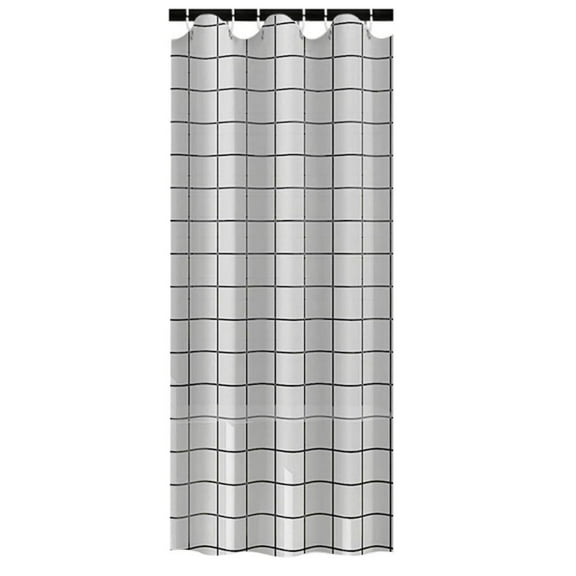 Puntoco 1PCS Waterproof Mildew-Proof Bathroom Shower Curtain Partition Drape Wet & Dry Separation Screen for Bath Tub Shower Room -31.50 × 70.87 in