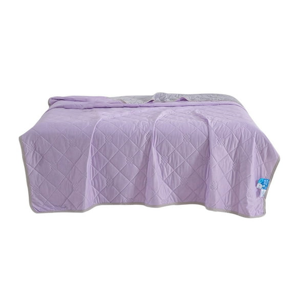 Puntoco 70.8*78.7in Cooling Quilt - Cooling Comforter Queen Size, Moisture-Wicking and Silky Soft for Hot Sleepers and Night Sweats, Tencel Cotton Bedspread, Lightweight & Breathable Summer Quilt