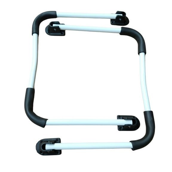 Puntoco Adjustable Folding Desk Legs 50KG Load Steel Frame Tool-Free Assembly for Bed Table DIY Space-Saving Study Station Dorm Accessories