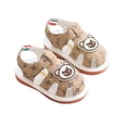thumbnail image 1 of Puntoco Baby Boys Girls Squeaky Sandals Non-Slip Soft Rubber Sole Closed Toe Infant Summer Outdoor Shoes Toddler First Walkers Kids Shoes Clearance, 1 of 3