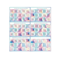 Puntoco Bible Tabs with Unique Stickers, Bible Tabs for Women, Laminated Bible Tabs, Christian Gifts, Large Print Bible Tabs for Easy Navigation, Bible Book Index Tabs Labels, Bible Study Supplies