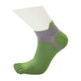 thumbnail image 1 of Puntoco Clearance 1 Pair Men Mesh Meias Sports Running Five Finger Toe Socks Gn, 1 of 1