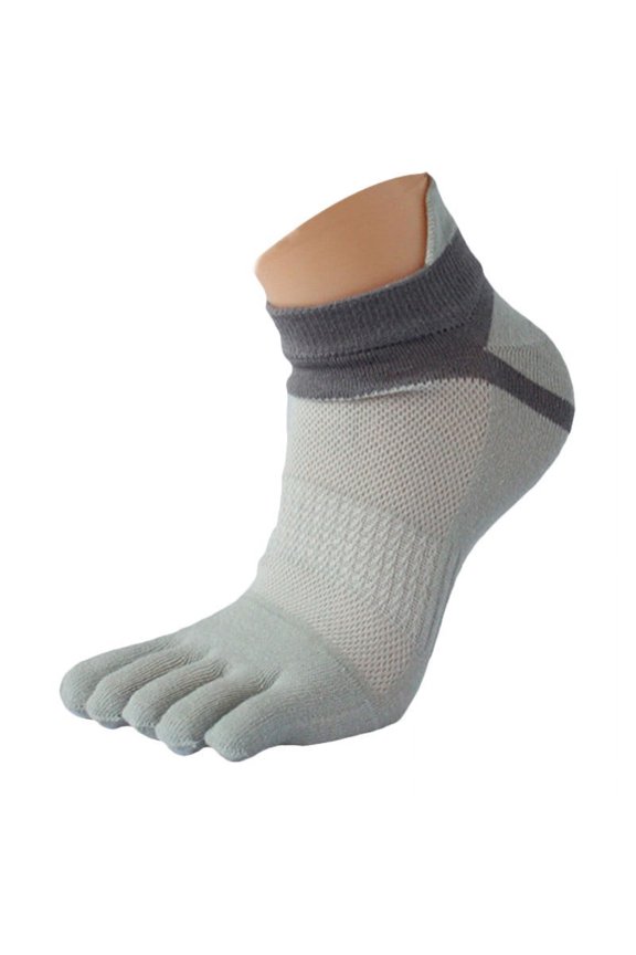 Clearance 1 Pair Menmesh Meias Sports Running Five Finger Toe Socks Gy