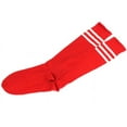 thumbnail image 1 of Puntoco Clearance 1 Pair Thigh High Socks Over Knee Girls Womens Cheerleader Red, 1 of 2