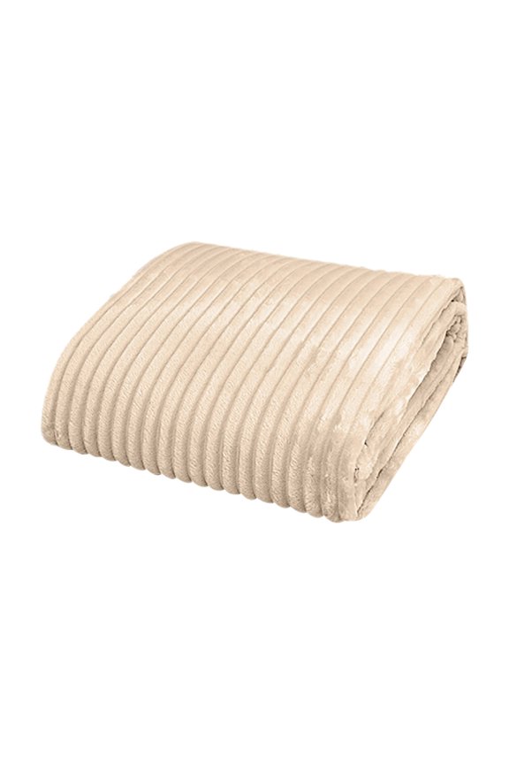 Clearance 27X39In Flannel Blanket Soft Warm Cozy Bed Blanket Plush Sofa Throw Blanket Beige