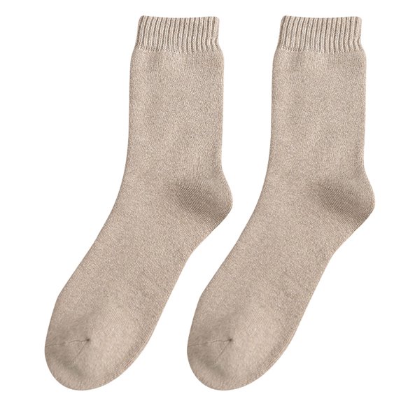 Puntoco Clearance Men'S Solid Autumn Socks Cotton Socks Warm Socks