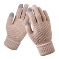 thumbnail image 1 of Puntoco Clearance Non-Slip Jairon Warm Winter Artificial Knitting Wrist Gloves Mittens, 1 of 3