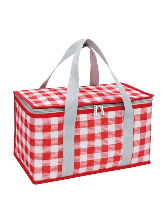 Clearance Outdoor Large Capacity Picnic Bag Camping Picnic Basket Travel Picnic Bag Portable Bento Bag Thermal Insulation Bag