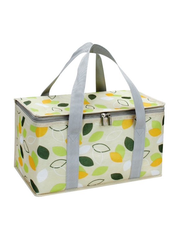 Clearance Outdoor Large Capacity Picnic Bag Camping Picnic Basket Travel Picnic Bag Portable Bento Bag Thermal Insulation Bag