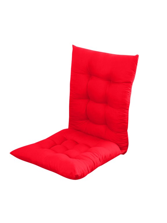 Clearance Solarium Indoor/Outdoor Rocking Chair Pad Seat and Seatback Cushion Red
