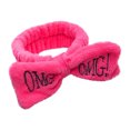 thumbnail image 1 of Puntoco Clearance Velvet Hairband Solid Bow Knot Women Hair Ring Head Hoop Girls Headband, 1 of 2