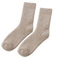 thumbnail image 1 of Puntoco Clearance Winter Super Thick Plus Fleece Wool Socks Men'S Warm Wool Socks Solid Color Sock, 1 of 4