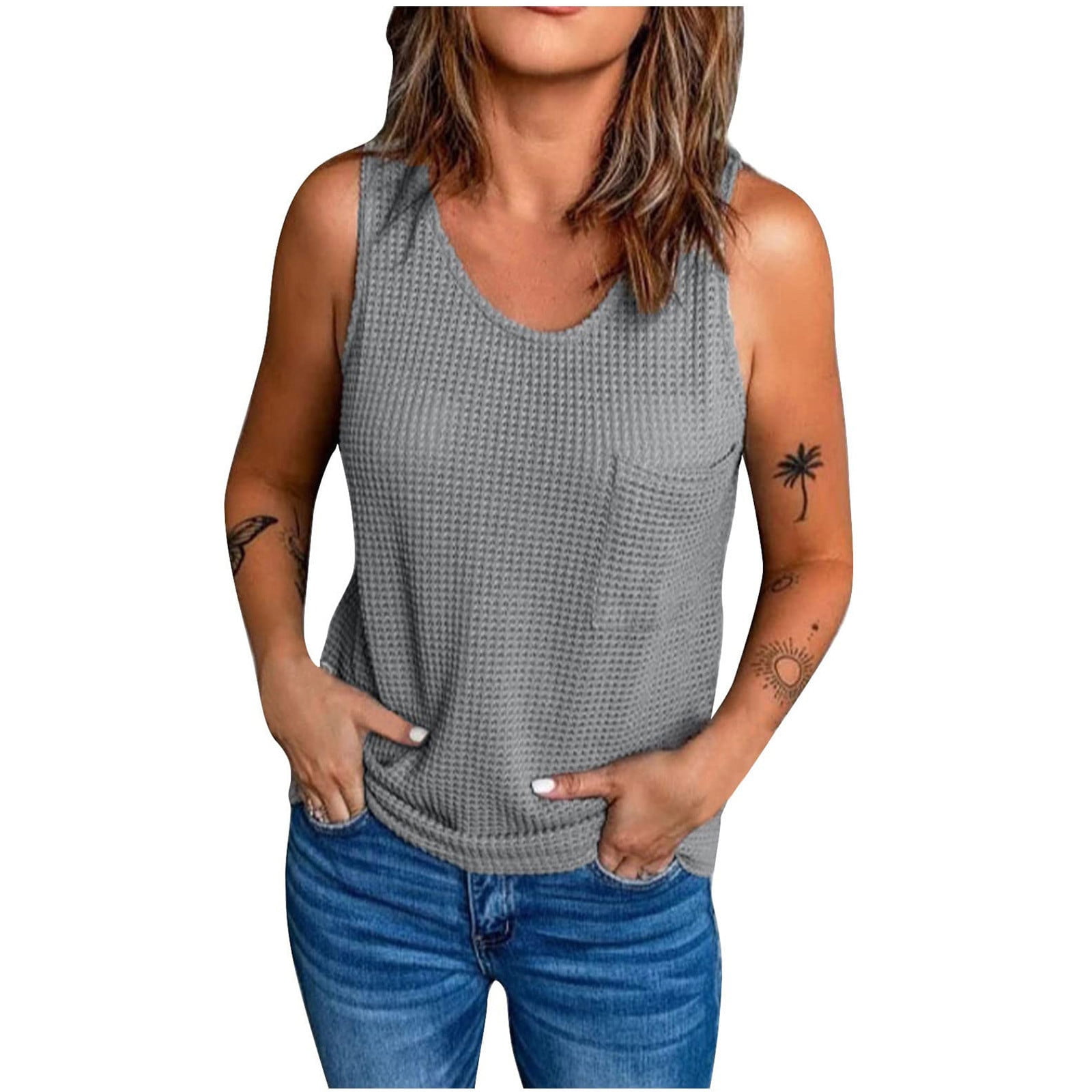 Berryou Women's Lace Crochet Tank Top – Sleeveless Hollow Out Blouse, Army Green, Summer Clubwear & Casual Shirt 6 thumbnail image