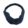 thumbnail image 1 of Puntoco Clearance Womens Headband Pure Color Hairband Bow Tie Velvet Wide-Brimm Headwrap Hair Band, 1 of 2