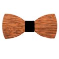 thumbnail image 1 of Puntoco Clearance Wood Bow Tie Mens Wooden Bow Ties Party Business Butterfly Cravat Party Ties, 1 of 2
