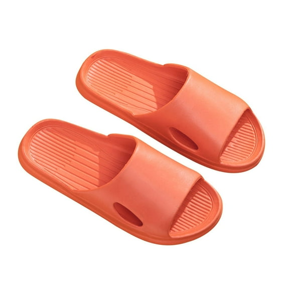 Puntoco Cloud Slippers for Women and Men, Pillow House Slippers Shower Shoes Indoor Slides Bathroom Sandals, Ultimate Comfort, Lightweight, Thick Sole Orange 6.5(38-39)