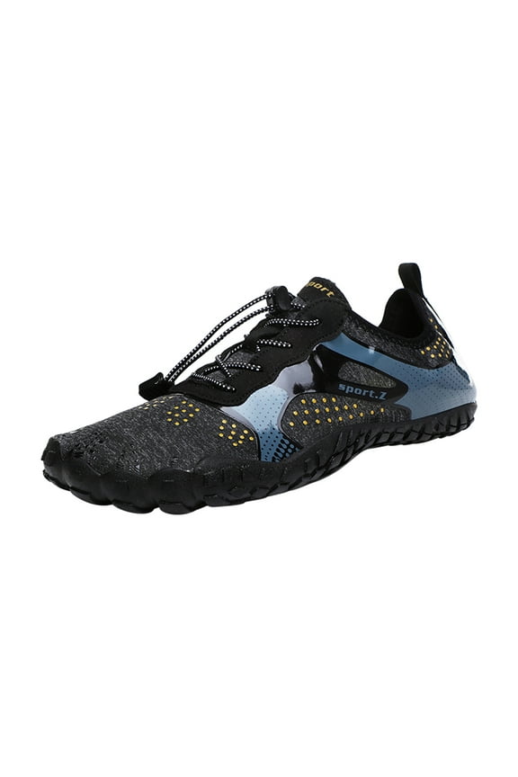 Flat Shoes for Women Clearanc Couple Beach Shoes Swimming Shoes Water Shoes Barefoot Quick Dry Aqua Shoes Black 9(41)