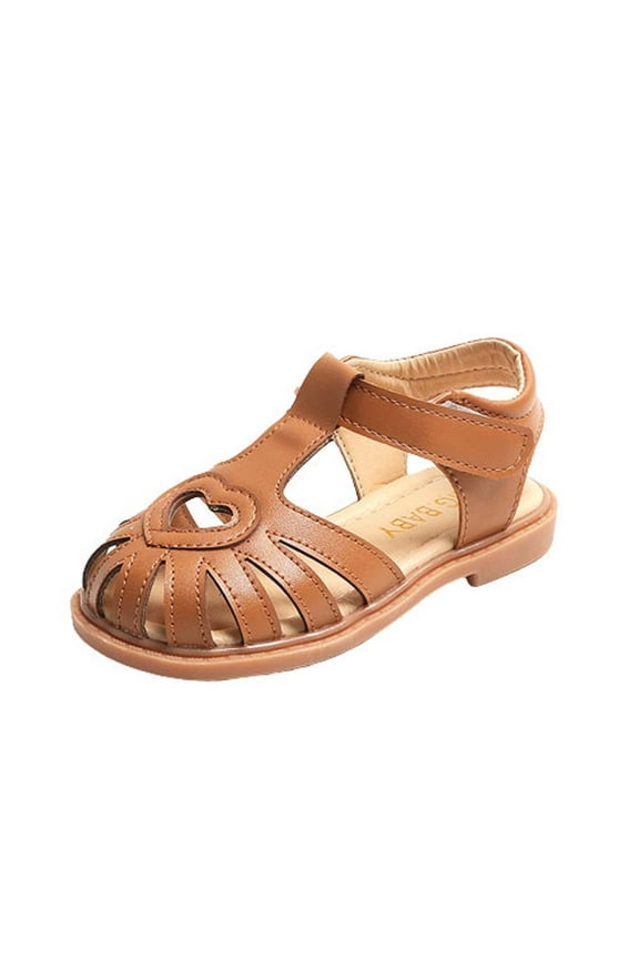 Girl'S Dressy Fisherman Sandal with Easy-On Adjustable Strap Lightweight Outsole Walking Sandal Cute Daily Shoes Kids Shoes Clearance