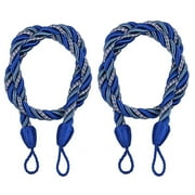 Puntoco Holdback Tiebacks Nautical Blue Curtain (2 Count)