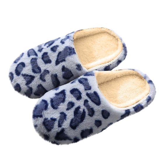 Puntoco House Slippers for Women Men Warm Cozy House Shoes Fuzzy Home Shoes with Memory Foam Indoor and Outdoor