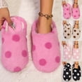 thumbnail image 1 of Puntoco House Slippers for Women Men Warm Cozy House Shoes Fuzzy Home Shoes with Memory Foam Indoor and Outdoor, 1 of 8
