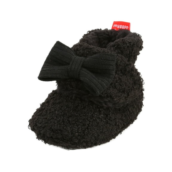 Puntoco Infant Kids Girl's Baby Soft Cotton Shoes Toddler Bow-knot Warm Shoes Kids Shoes Clearance
