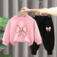 thumbnail image 1 of Puntoco Kids Clothing Solid Color and Multi-color Men and Women Hoodie and Pants Set Children Velvet Casual Hoodie Winter Set, 1 of 3