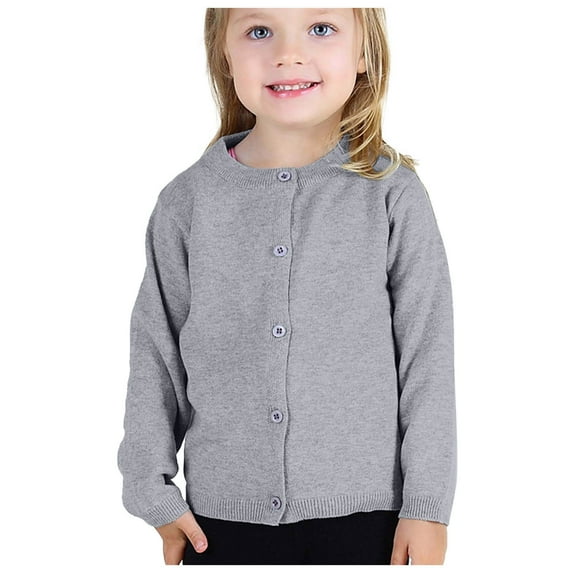 Puntoco Kids Clothing Clearance Toddler Girl&boy Baby Infant Kids and Winter Sweater Candy Color Cardigan Solid Color Small Cardigan Children's Sweater