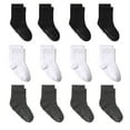 thumbnail image 1 of Puntoco Kids Clothing Clearance Toddler Kids baby Boys Girls Anti-Slip Knitted Warm Socks Room Socks 12pc, 1 of 3