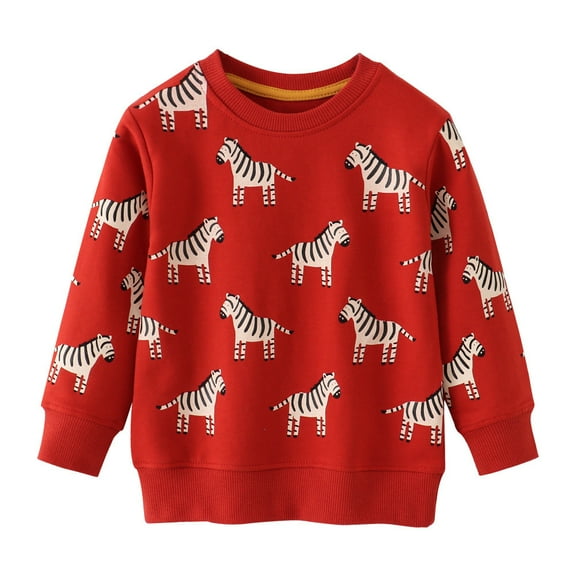Puntoco Kids Long Sleeve Shirts European and American Style Mens Clothing Winter Long Sleeved Hoodie Top Childrens Long Sleeved Looped Hoodie Childrens Clothing