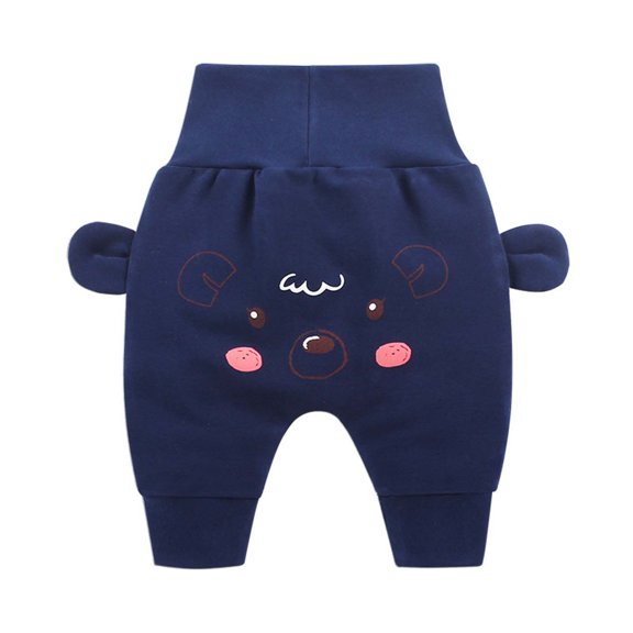 Puntoco Kids pants Toddler Baby Tell Waist Trousers Pants for Boy and Girl Baby Belly Butt Pants