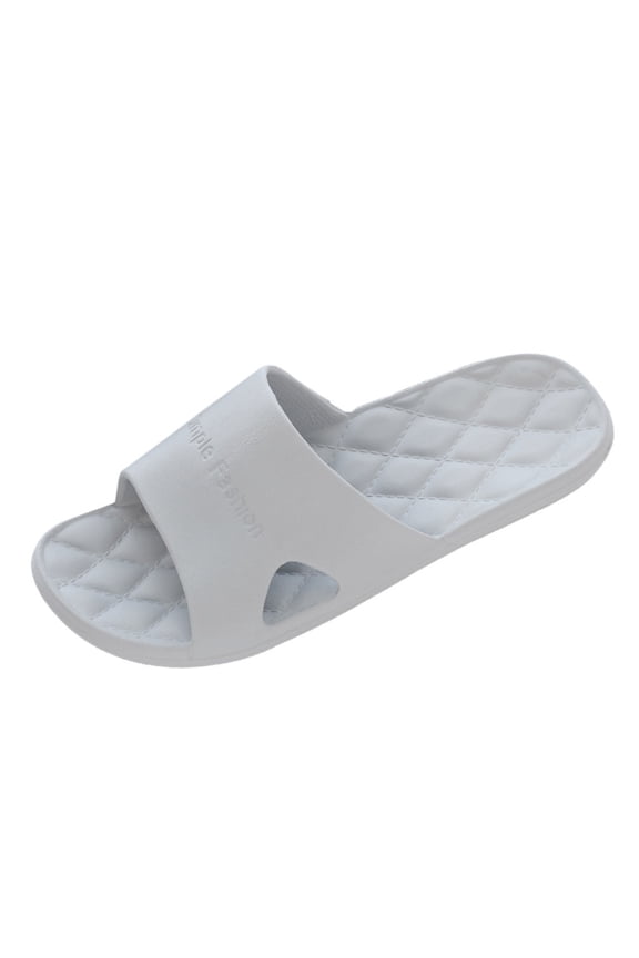 Men Shoes Clearance,Men'S Couples Home Bathroom Shower Non-Slip Slippers Pool Shoes Gray