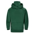 thumbnail image 1 of Puntoco Men's Hoodies Pullover Soft Hooded Sweatshirts Long Sleeve Casual Hoodies with Zipper Pocket Winter Clothing for Men Green XXL(XXL), 1 of 1