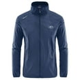 thumbnail image 1 of Puntoco Men's Running Shirts Long Sleeve Athletic Shirt Lightweight Quick Dry Zip Pullover for Men Workout Gym Golf Dark Blue 20-22(XXL), 1 of 2
