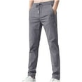 thumbnail image 1 of Puntoco Mens Shorts Summer Pants,Men'S Summer Pocket Feet Loose Pants Dark Gray 6(M), 1 of 3