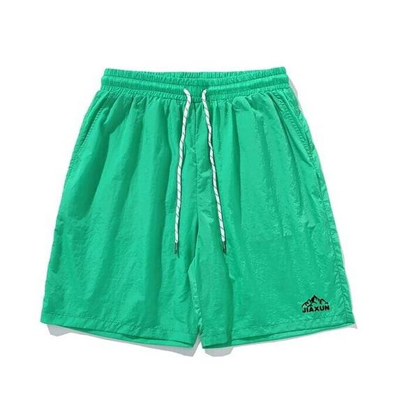 Puntoco Mens Stretch Cargo Shorts,Men'S Loose Casual Pants Woven Cool Shorts Capris Sports Pants Men'S Pants Green 8(L)