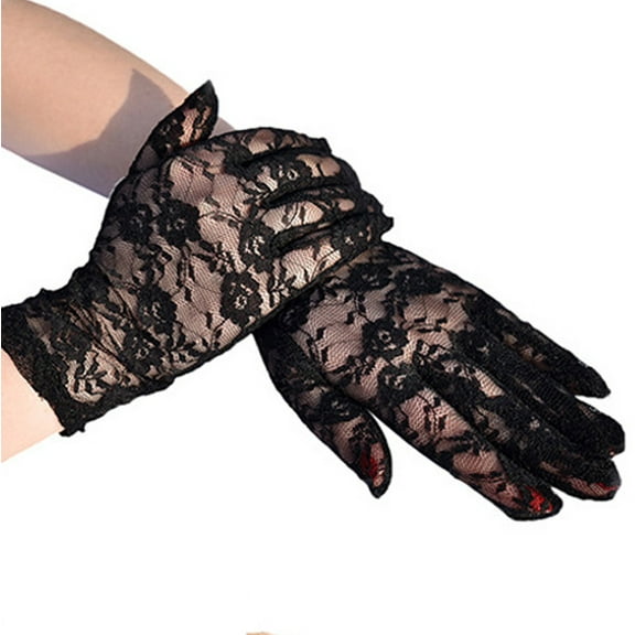 Puntoco Outdoor UV-proof riding screen display party household lace breathable gloves