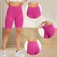 thumbnail image 1 of Puntoco Pants for women Women Workout Yoga Shorts - Premium Buttery Soft Solid Stretch Active Running Dance Volleyball Shorts Hot Pink XL(XL), 1 of 9