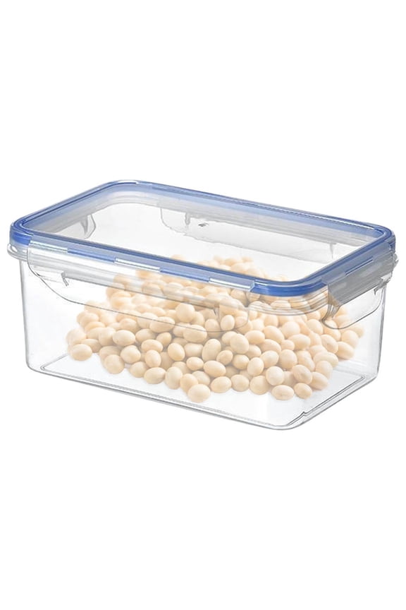 Plastic Food Storage Containers Set, Leakproof & Airtight Locking Lids Rectangular Tupperware, Non-Toxic BPA-Free Lids, Microwave Dishwasher Freezer Safe