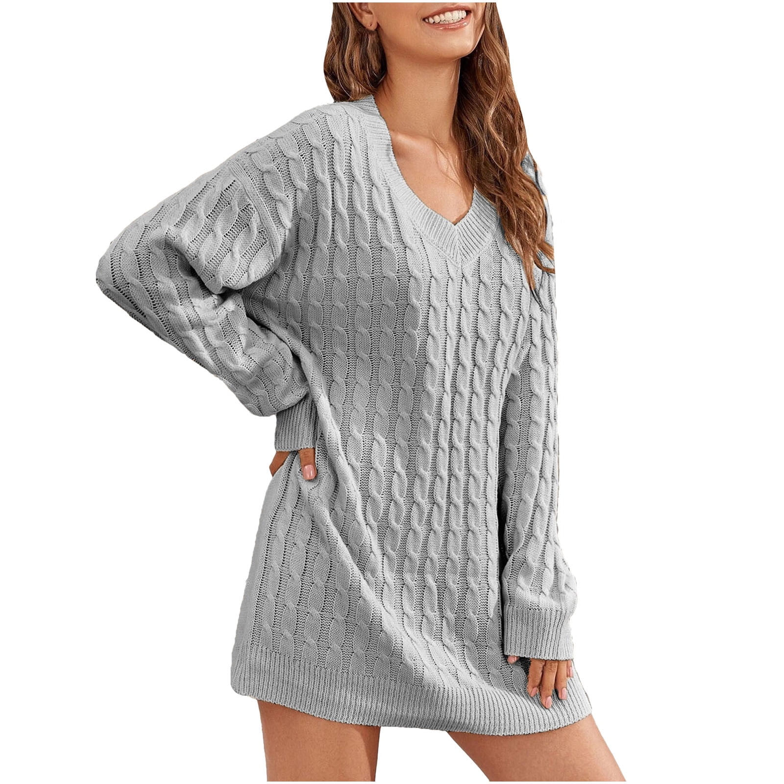 Puntoco Plus Size Long Sleeve Clearance Women Solid Long Sleeve