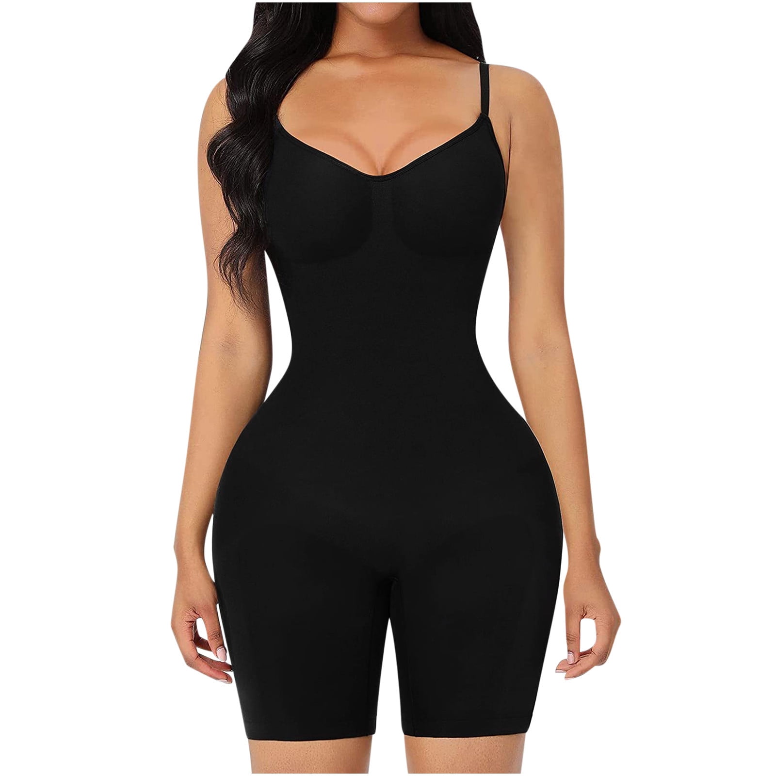 Puntoco Plus size Clearance Ladies One-Piece Body Shaper Abdominal ...