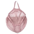thumbnail image 1 of Puntoco Portable Reusable Mesh Cotton Net String Bag Organizer Shopping Tote Handbag Fruit Storage Shopper, 1 of 5