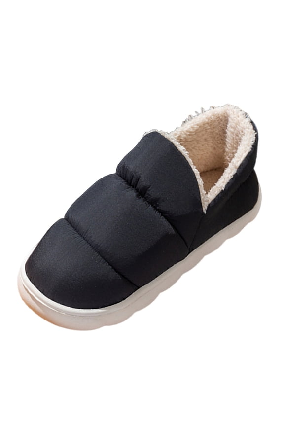 Slipper Booties for Women Men Plush Ankle Boots Slippers Winter Boots Shoes Comfy House Slippers Cloud Shoes