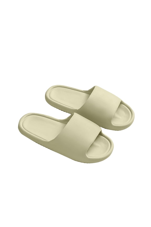 Slippers for Women and Men House Slides Shower Sandals Cushioned Thick Sole Green 41