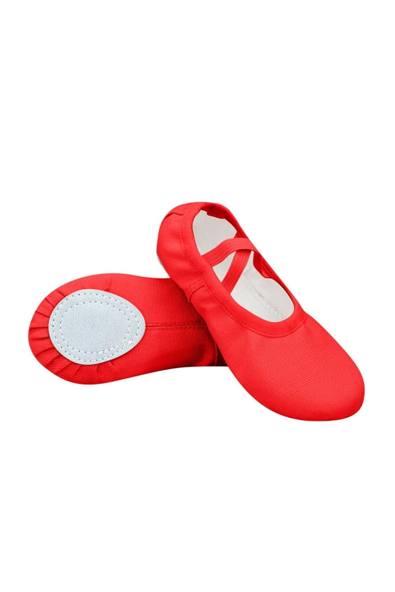 Soft Leather Ballet Shoes/Ballet Slippers/Dance Shoes Children's Pointed Dance Shoes Fitness Winter Snow Boots for Kids Red 35(35)